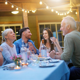 outdoor string lighting