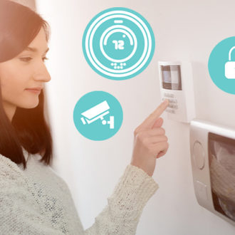 Header image for article on home automation and security