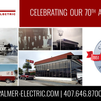 palmer electric 70th anniversary