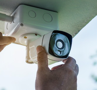 outdoor security camera installation
