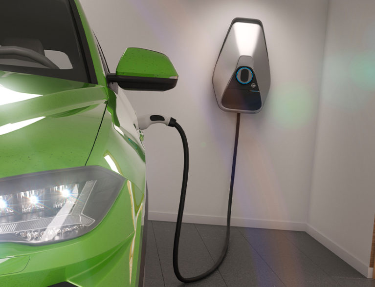 electric car charging at home