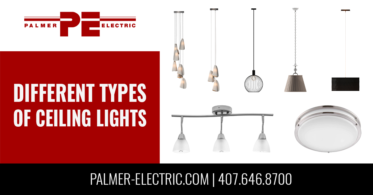 different types of ceiling lights SM