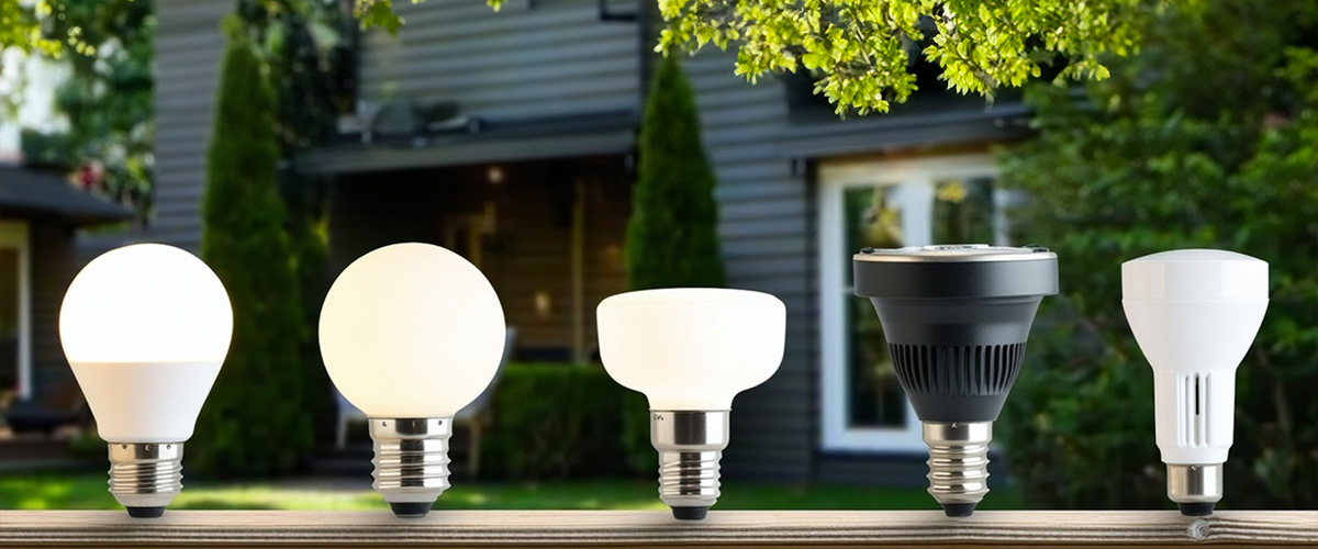 Types of light bulbs for outdoor fixtures​