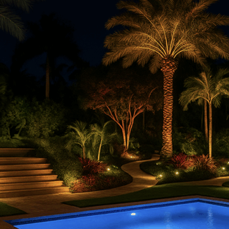 Colored outdoor light bulbs