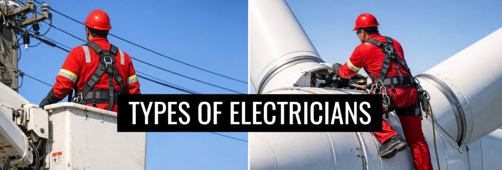 TYPES OF ELECTRICIANS
