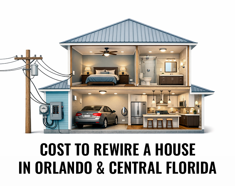 Cost To Rewire A House in Orlando & Central Florida