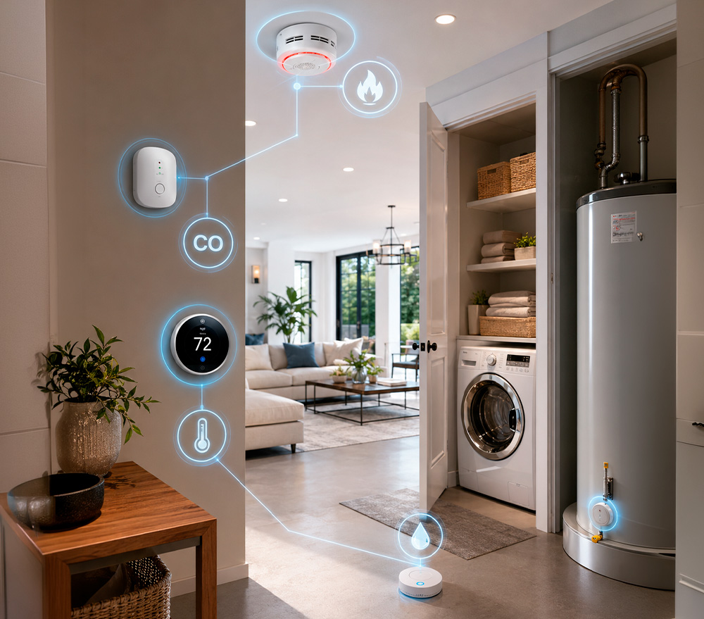 Protect Your Home Against Fire, CO, Water, & Temperature Threats Protect Your Home Against Fire, CO, Water, & Temperature Threats