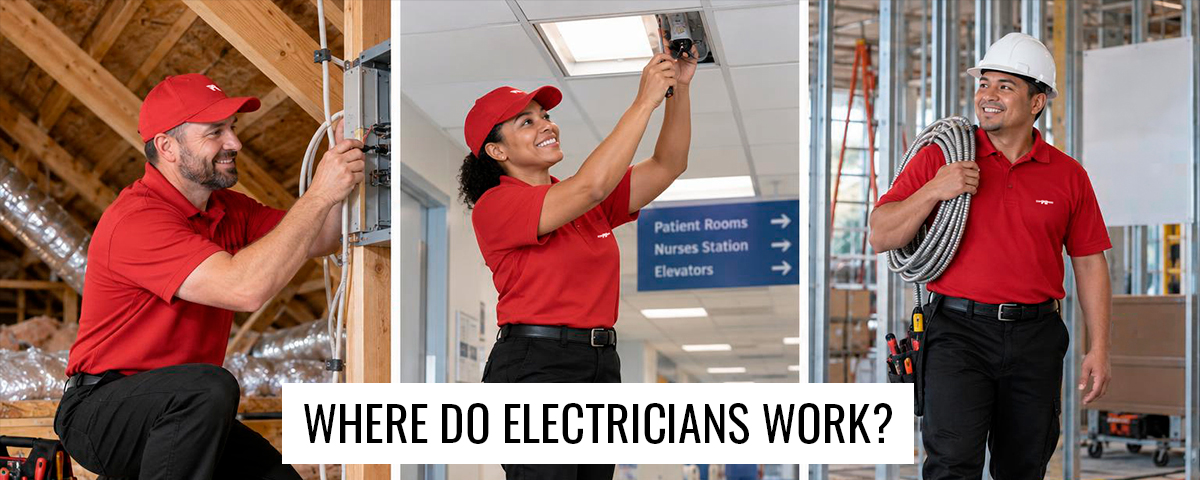 Where Do Electricians Work