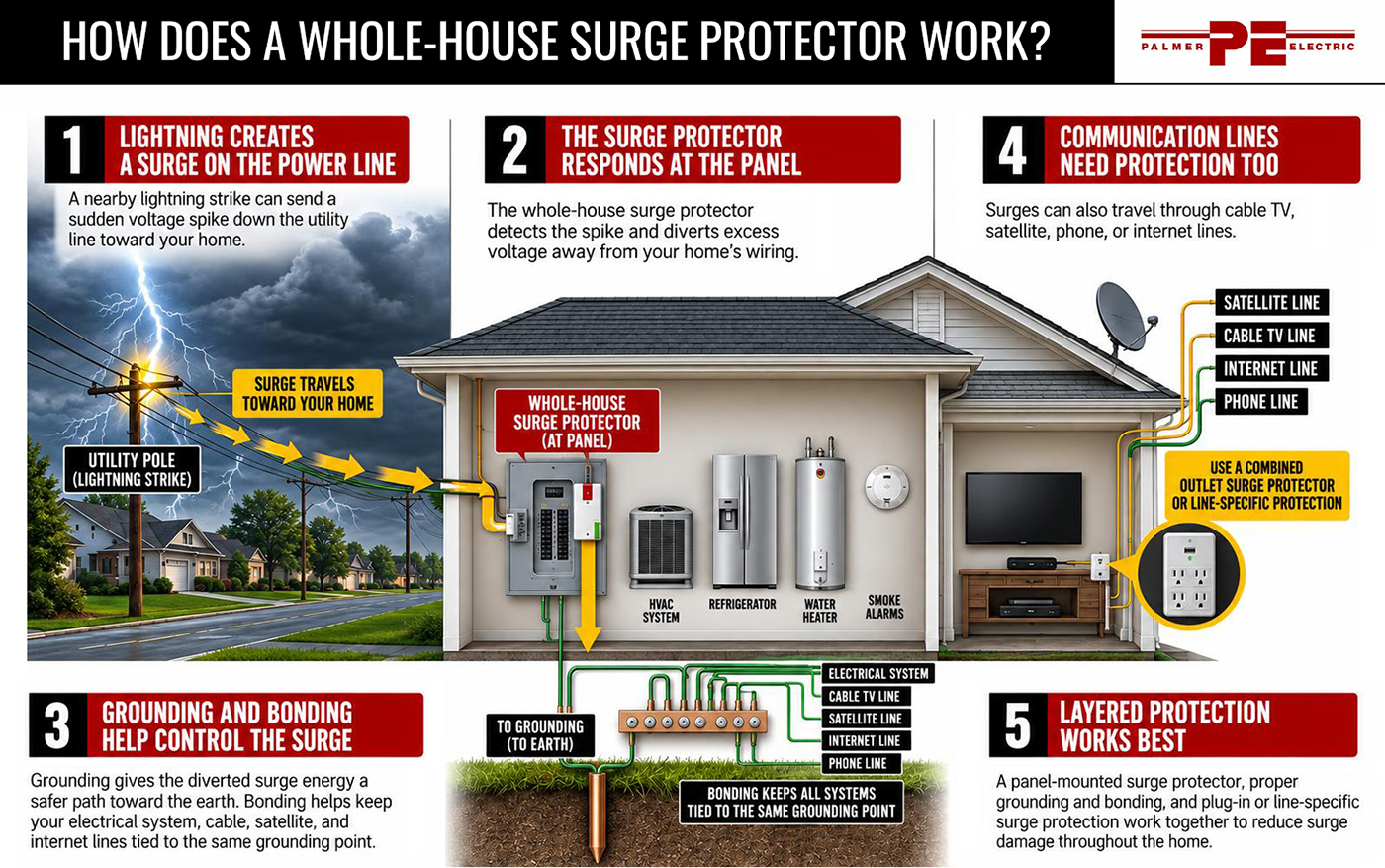 How a Whole House Surge protector Work