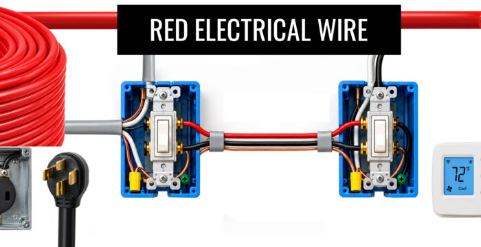 Red Electrical Wire: Function, Safety, Common Uses, Pairing, and Warnings