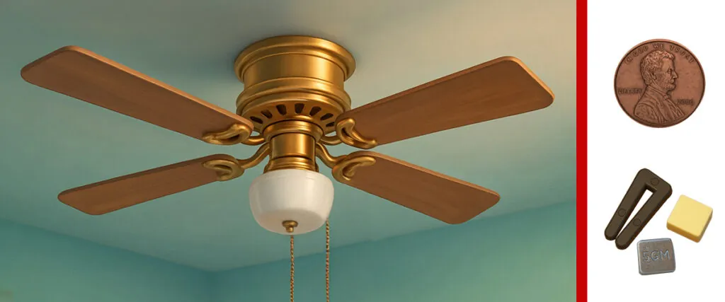 how to balance a ceiling fan