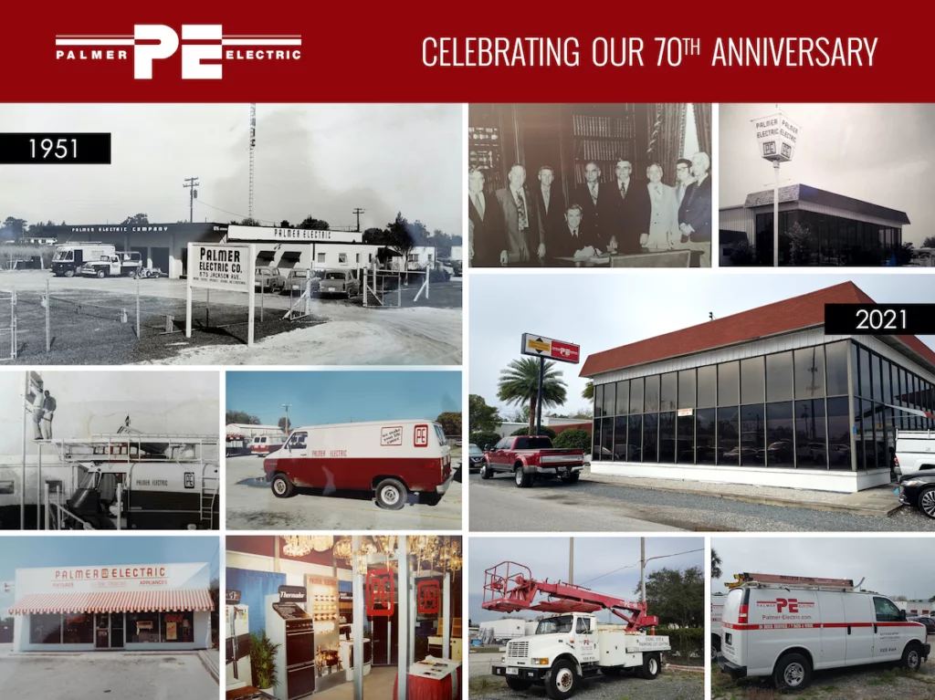 Palmer electric 70th anniversary