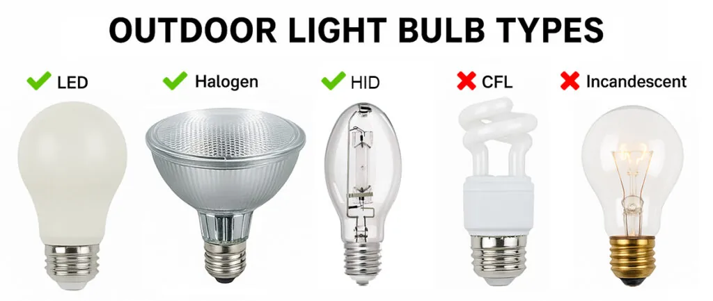 Types of Outdoor Light Bulbs
