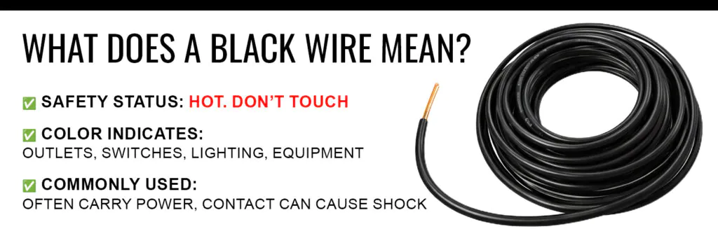 What Does a BLACK Wire Mean What Does a BLACK Wire Mean