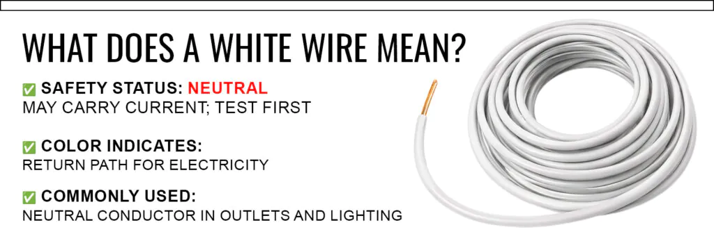 What Does a white Wire Mean What Does a white Wire Mean