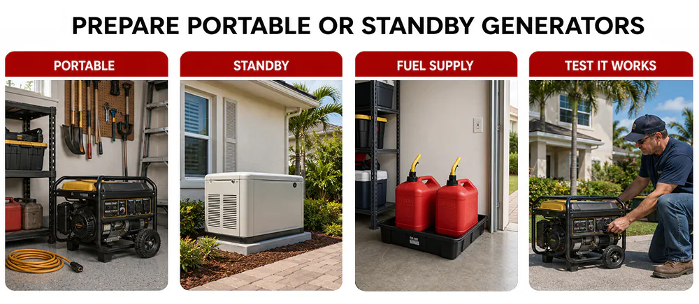 Pre Storm Generator Maintenance Checklist